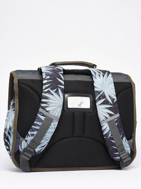 Boekentas 3 Compartimenten Cameleon Grijs vintage urban PBVBCA41 ander zicht 5